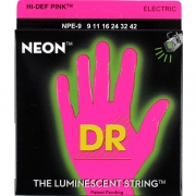 DR Neon HiDef Pink 일렉기타줄 Lite (009-042) NPE9/DR 일렉기타 스트링