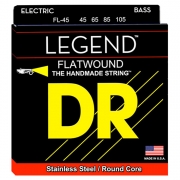 DR Legend Flat Wound Stainless 스테인레스 플랫와운드 / 핸드메이드 베이스 스트링 레전드 (FL-45) 45-105 4현/DR 베이스기타 스트링
