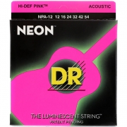 DR Neon HiDef Pink 통기타줄 (012-054) NPA12/DR 통기타 스트링